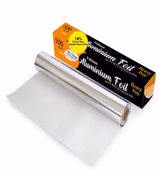 Rotolo di foglio di alluminio da cucina per l'imballaggio alimentare
